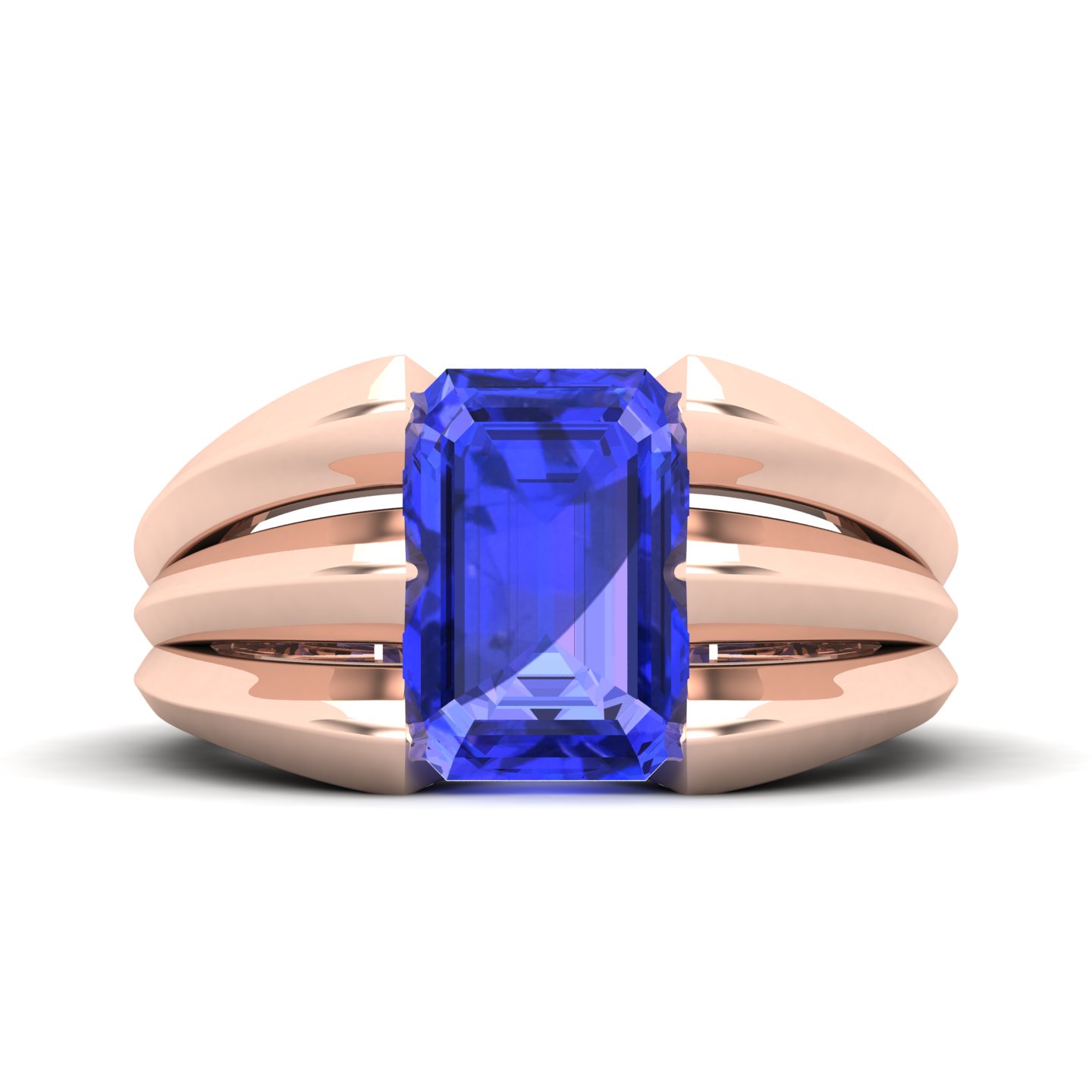 Neo Classical Tanzanite Ring