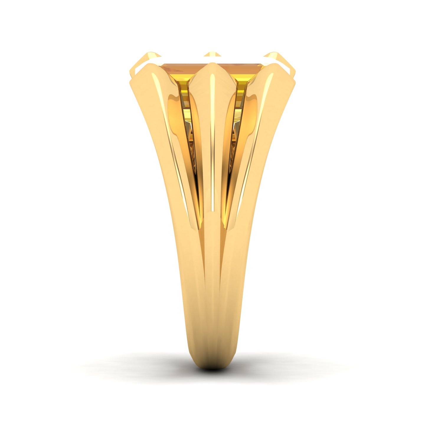 Neo Classical Yellow Sapphire Ring