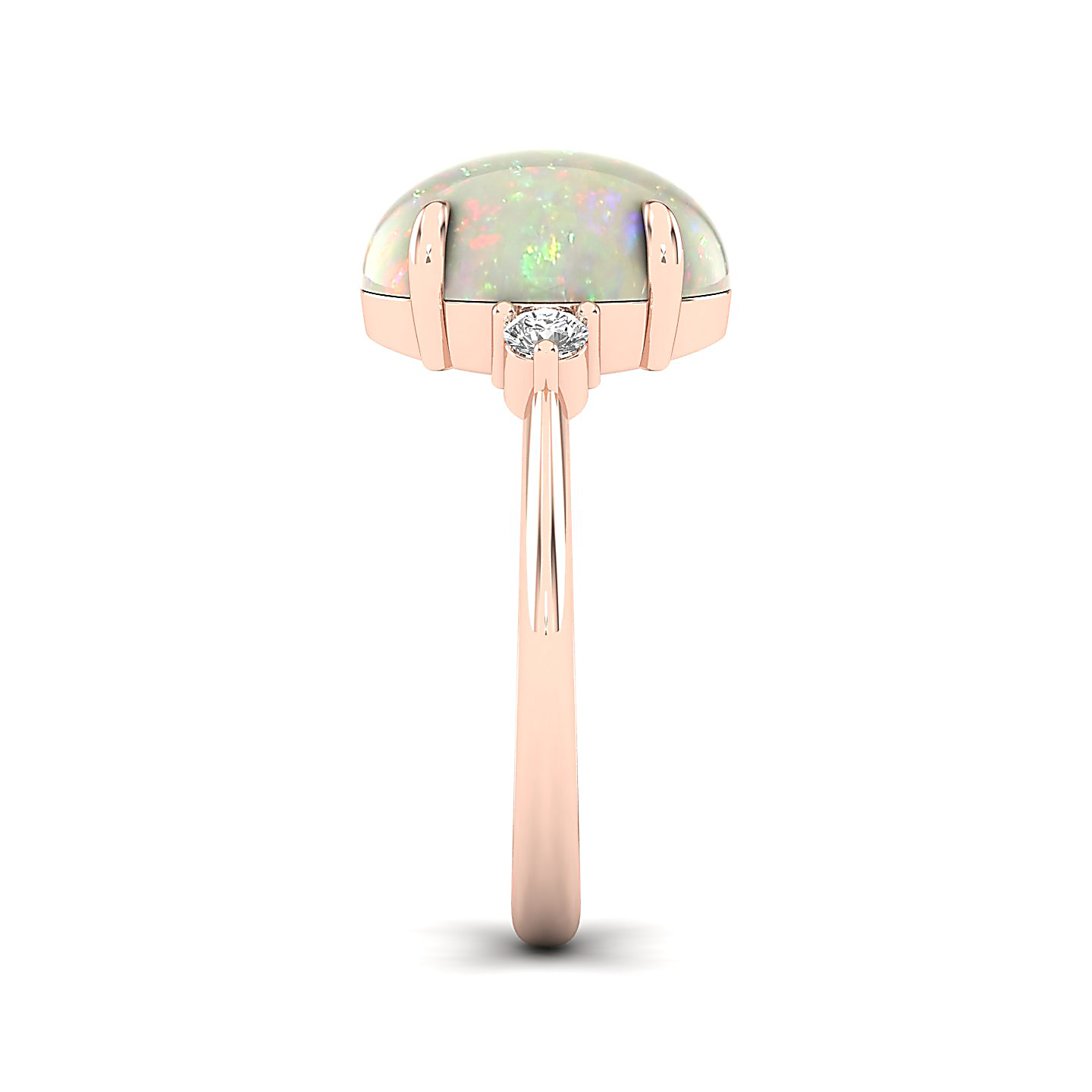 The Ornamental Asscher Opal Ring