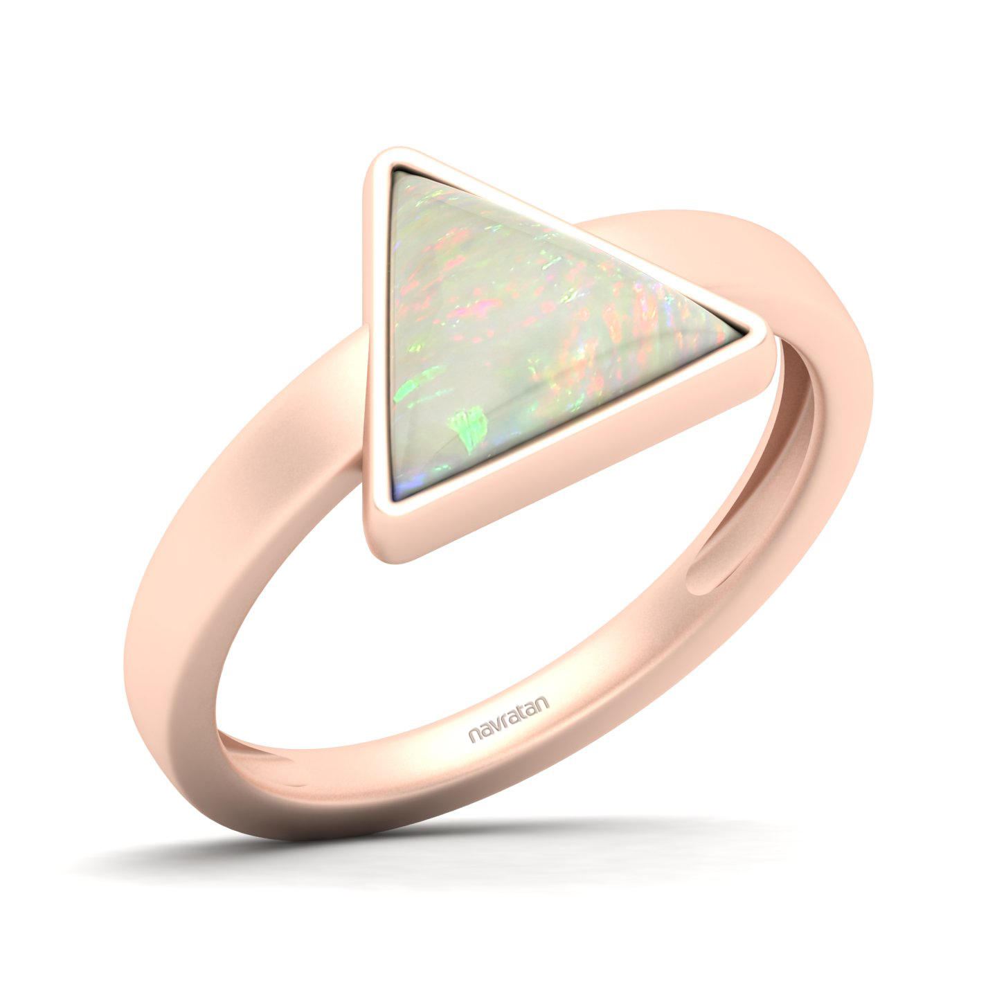 The Jewel Spring Trianagualr Opal Ring