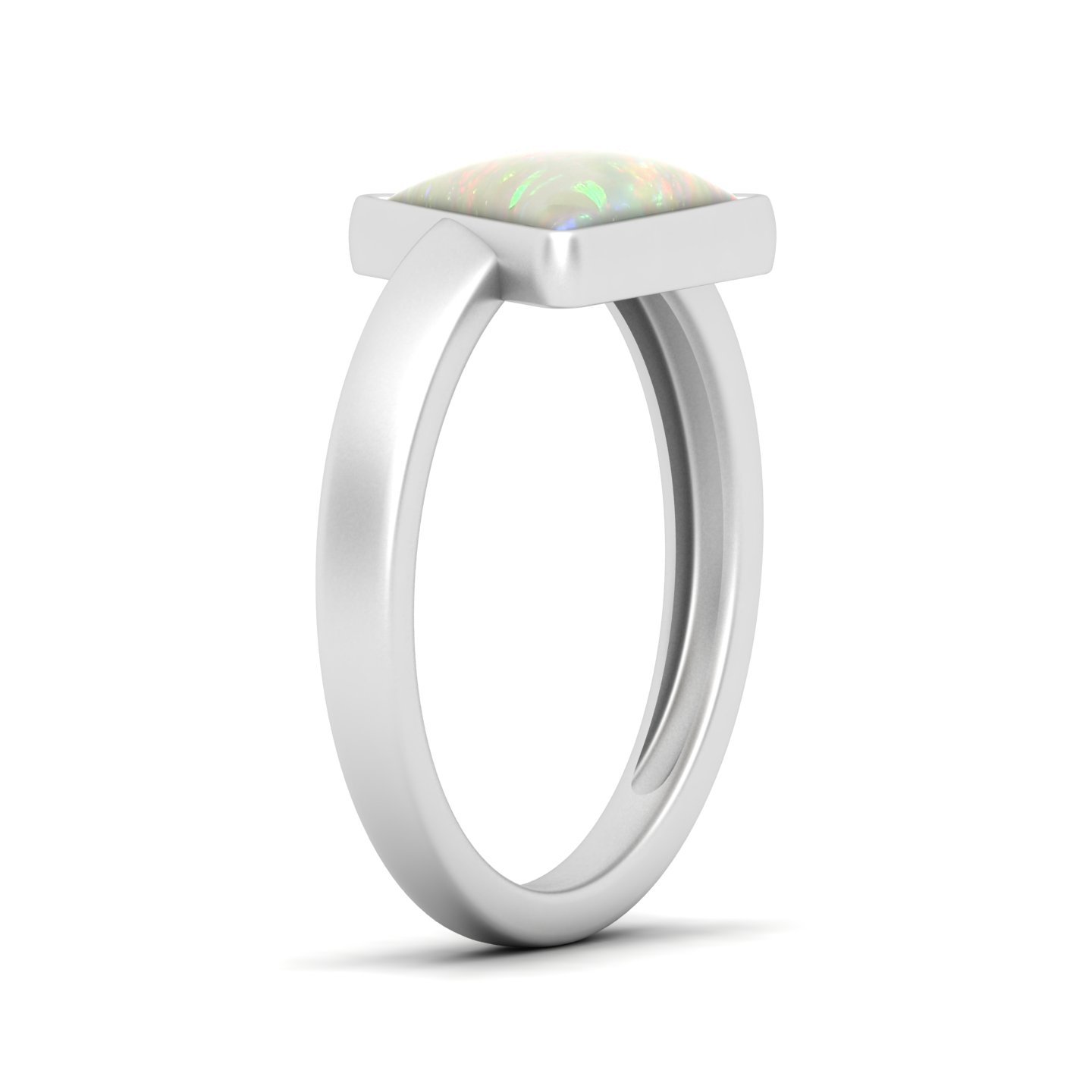 The Jewel Spring Trianagualr Opal Ring