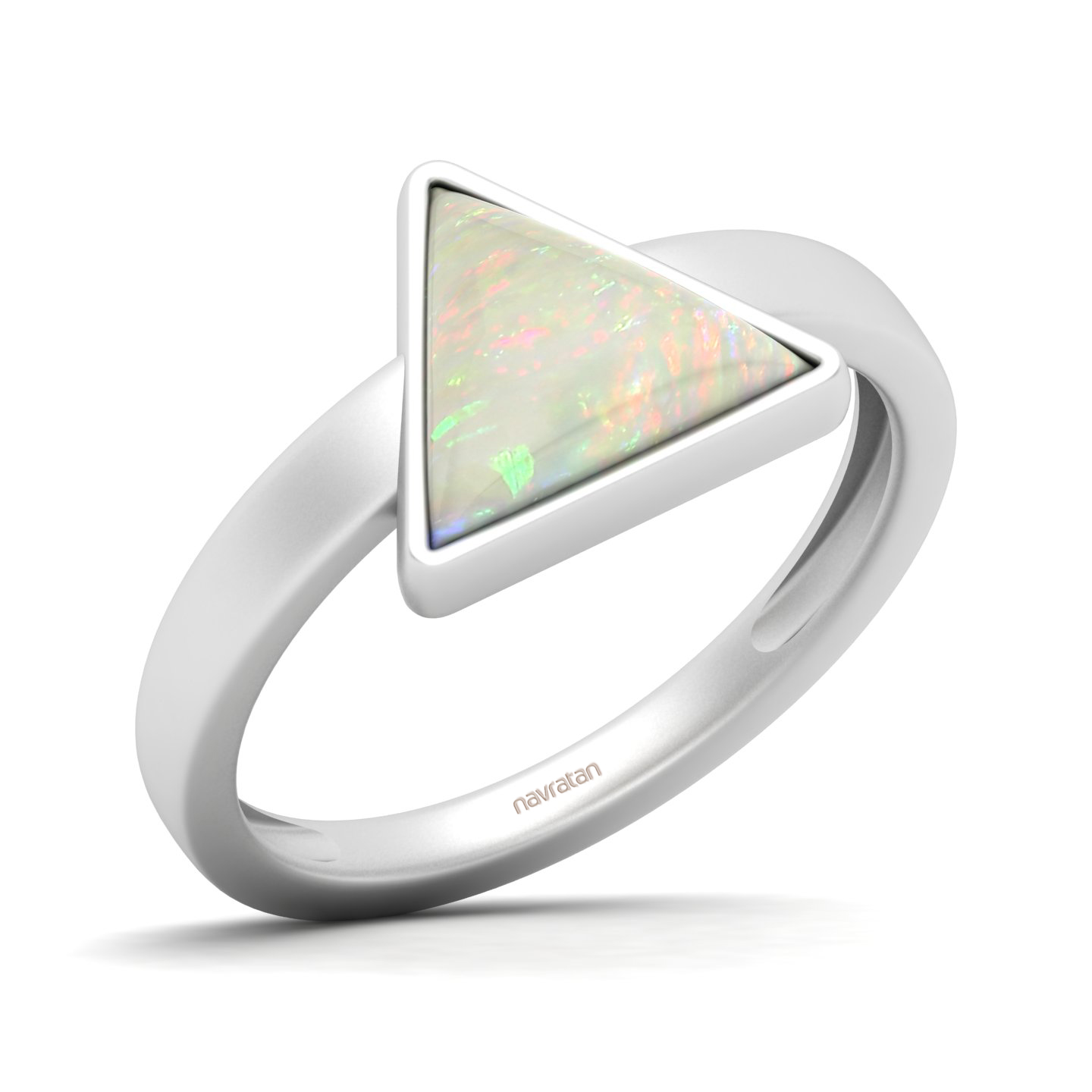 The Jewel Spring Trianagualr Opal Ring