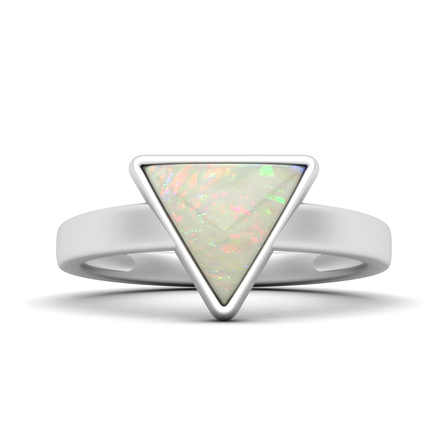 The Jewel Spring Trianagualr Opal Ring