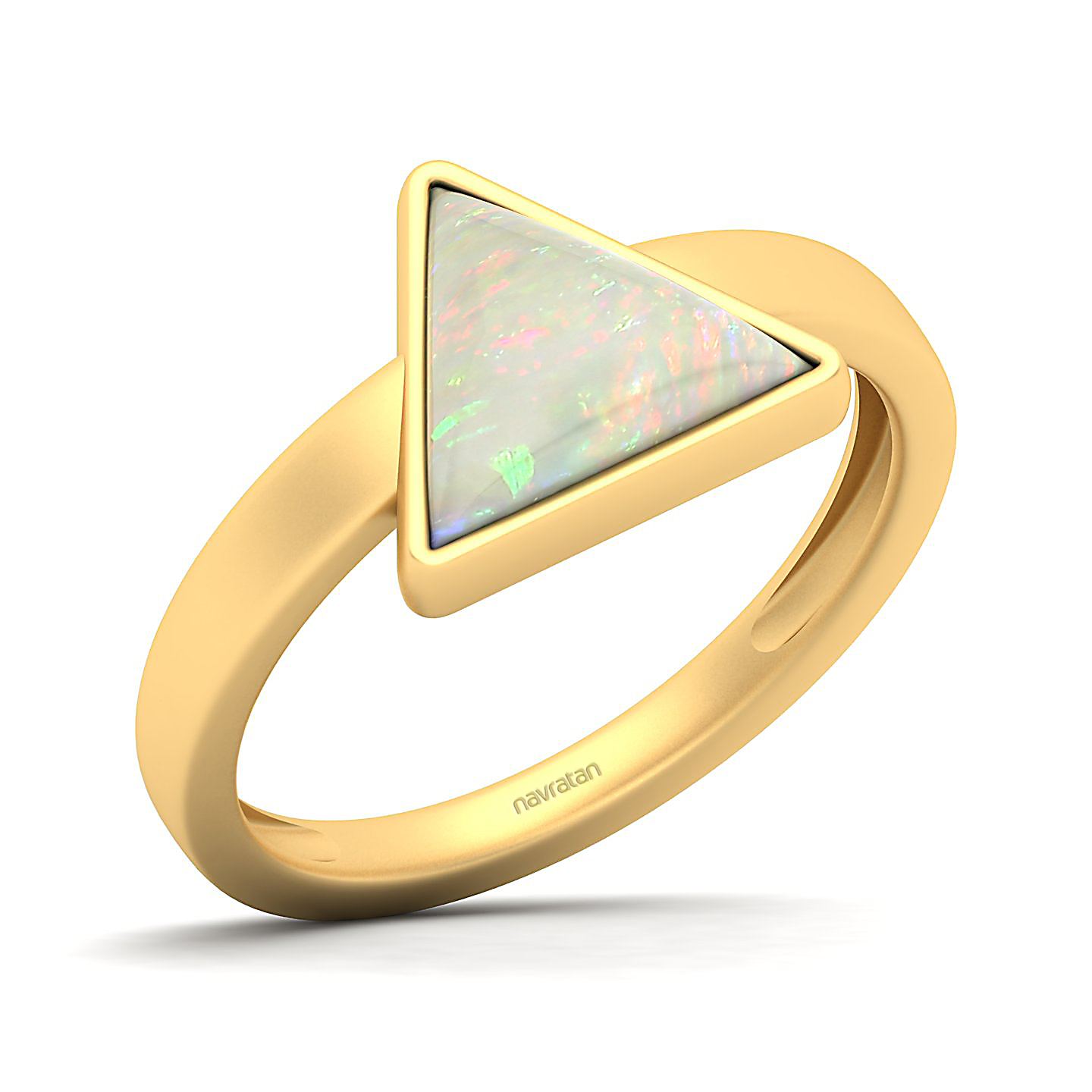 The Jewel Spring Trianagualr Opal Ring