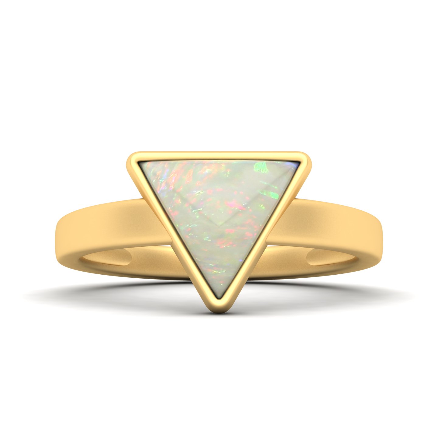The Jewel Spring Trianagualr Opal Ring