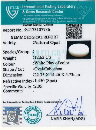 Opal - 12.63 Carat