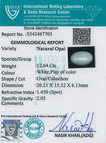 Opal - 12.64 Carat