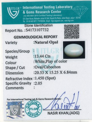 Opal - 13.44 Carat