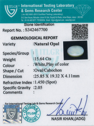 Opal - 15.64 Carat