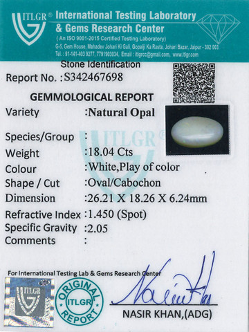 Opal - 18.04 Carat