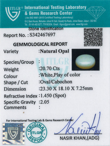Opal - 20.7 Carat