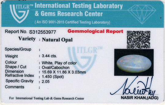 Opal - 3.44 Carat