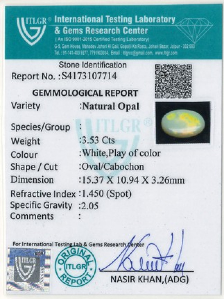 Opal - 3.53 Carat
