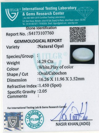 Opal - 4.29 Carat