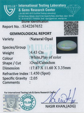 Opal - 4.43 Carat