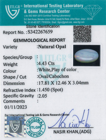 Opal - 4.43 Carat