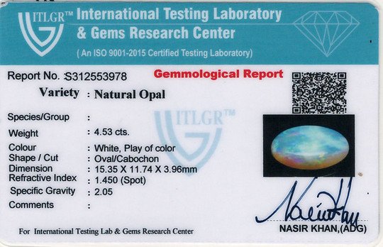 Opal - 4.53 Carat