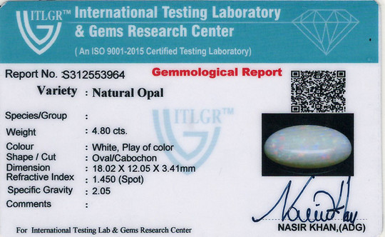 Opal - 4.8 Carat