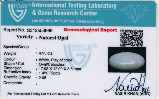 Opal - 4.95 Carat