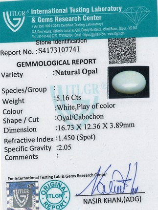 Opal - 5.16 Carat