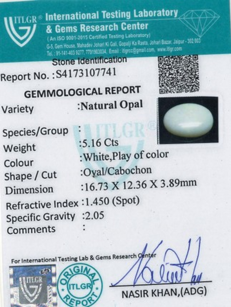 Opal - 5.16 Carat