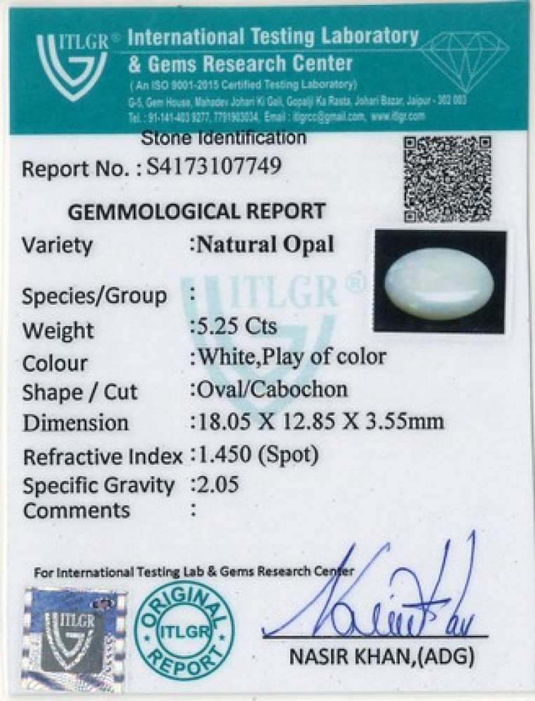 Opal - 5.25 Carat
