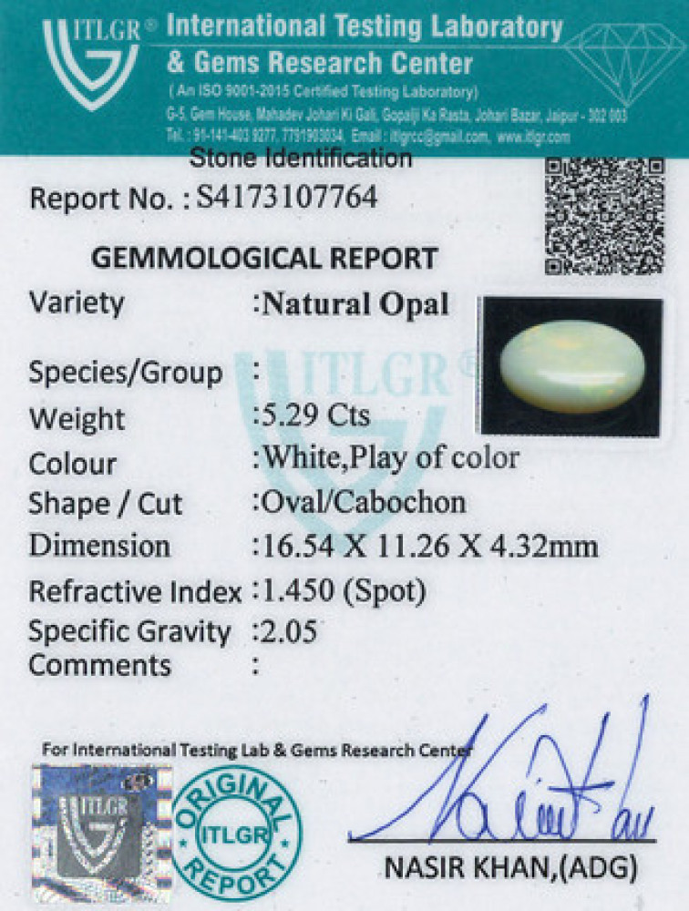 Opal - 5.29 Carat