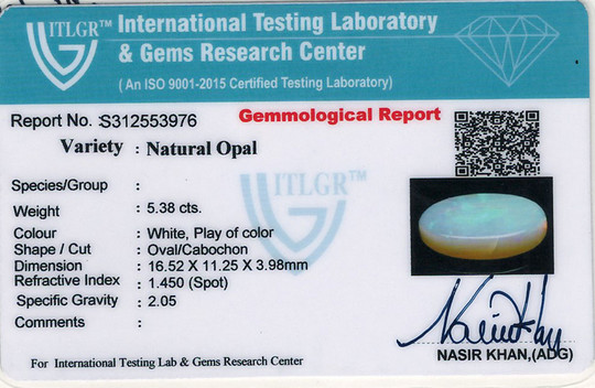 Opal - 5.38 Carat