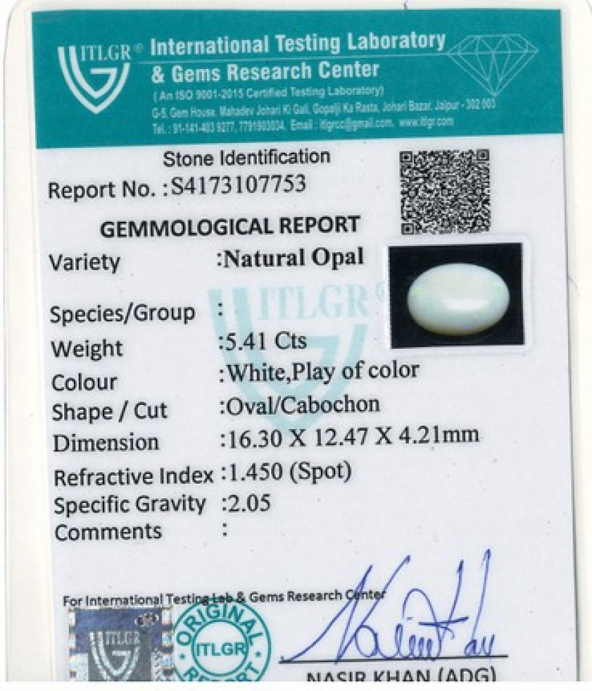 Opal - 5.41 Carat