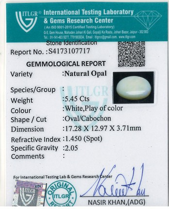 Opal - 5.45 Carat