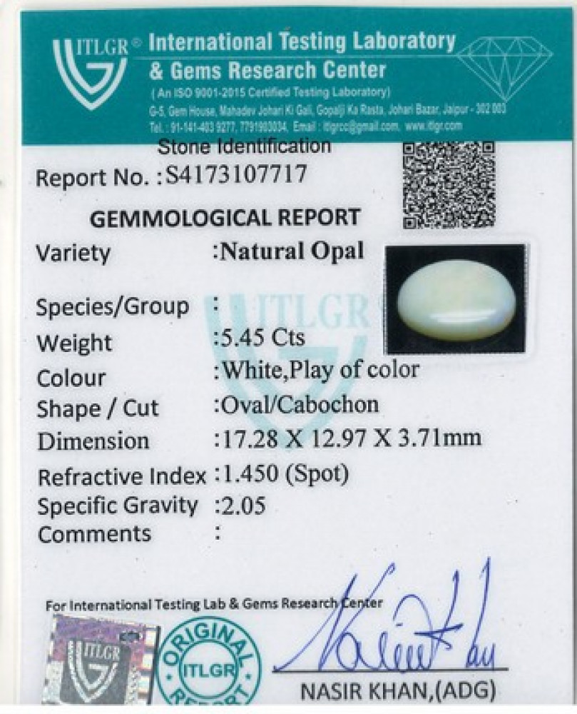 Opal - 5.45 Carat