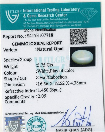 Opal - 5.75 Carat