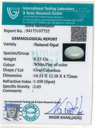 Opal - 6.23 Carat