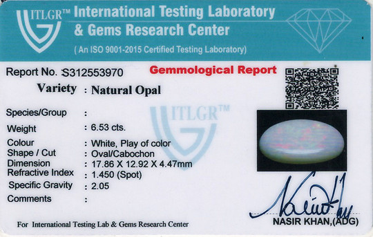 Opal - 6.53 Carat