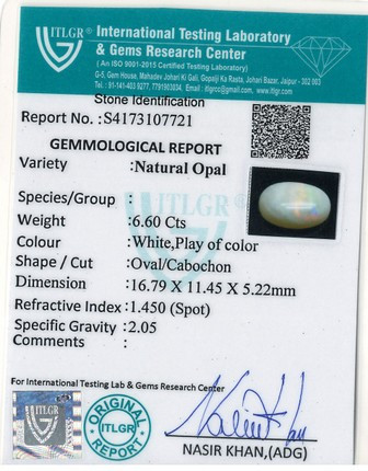 Opal - 6.6 Carat