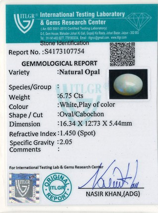 Opal - 6.75 Carat