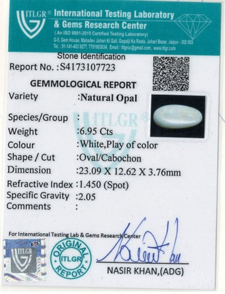Opal - 6.95 Carat