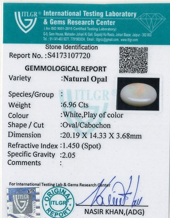 Opal - 6.96 Carat