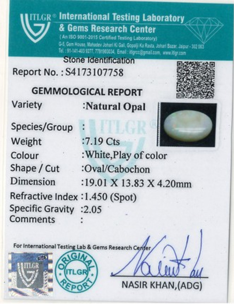 Opal - 7.19 Carat