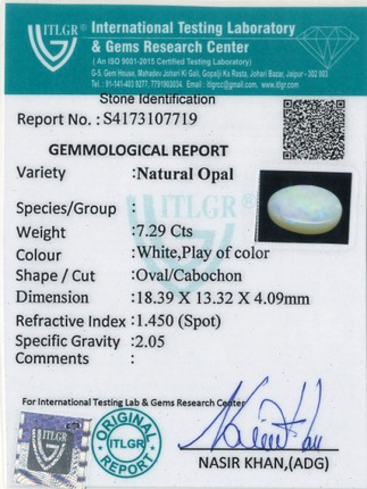 Opal - 7.29 Carat