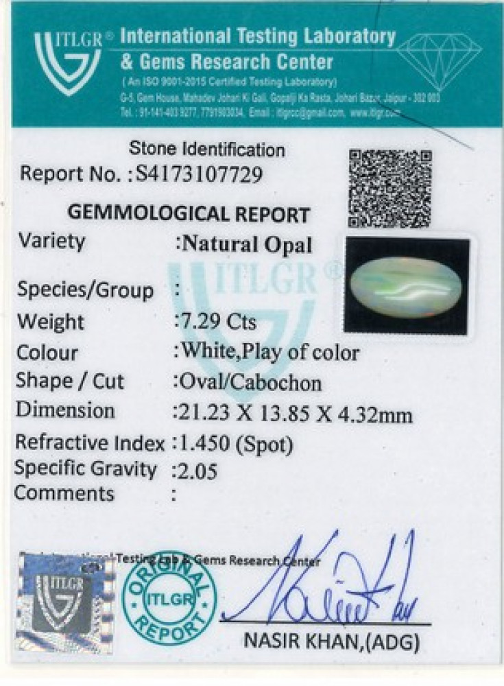 Opal - 7.29 Carat