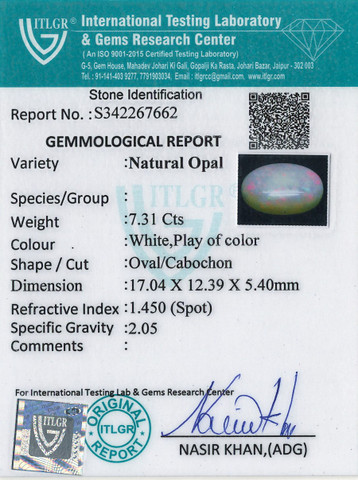 Opal - 7.31 Carat