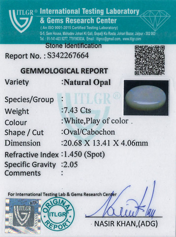 Opal - 7.43 Carat