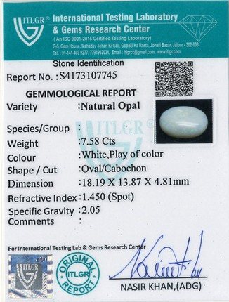 Opal - 7.58 Carat