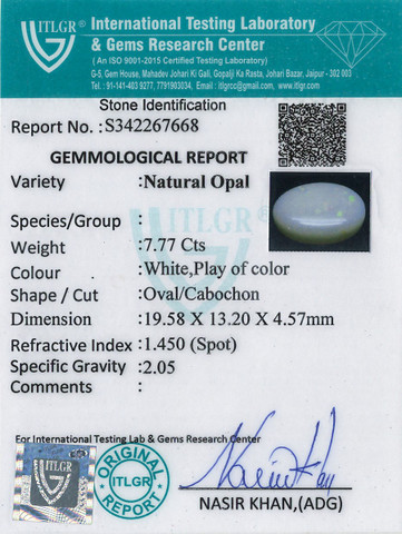 Opal - 7.77 Carat