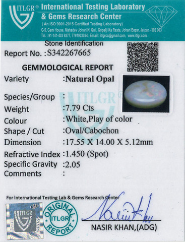 Opal - 7.79 Carat