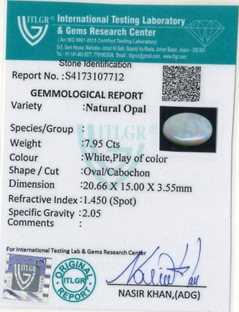 Opal - 7.95 Carat