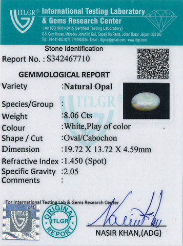 Opal - 8.06 Carat