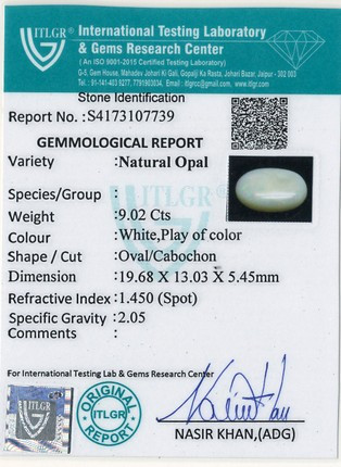 Opal - 9.02 Carat