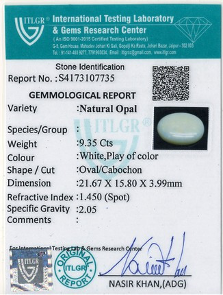 Opal - 9.35 Carat
